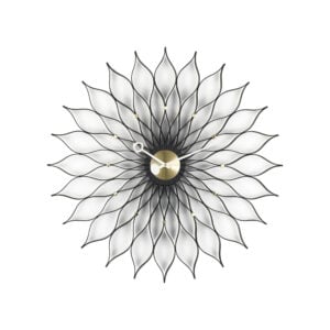 vitra sunflower clock black