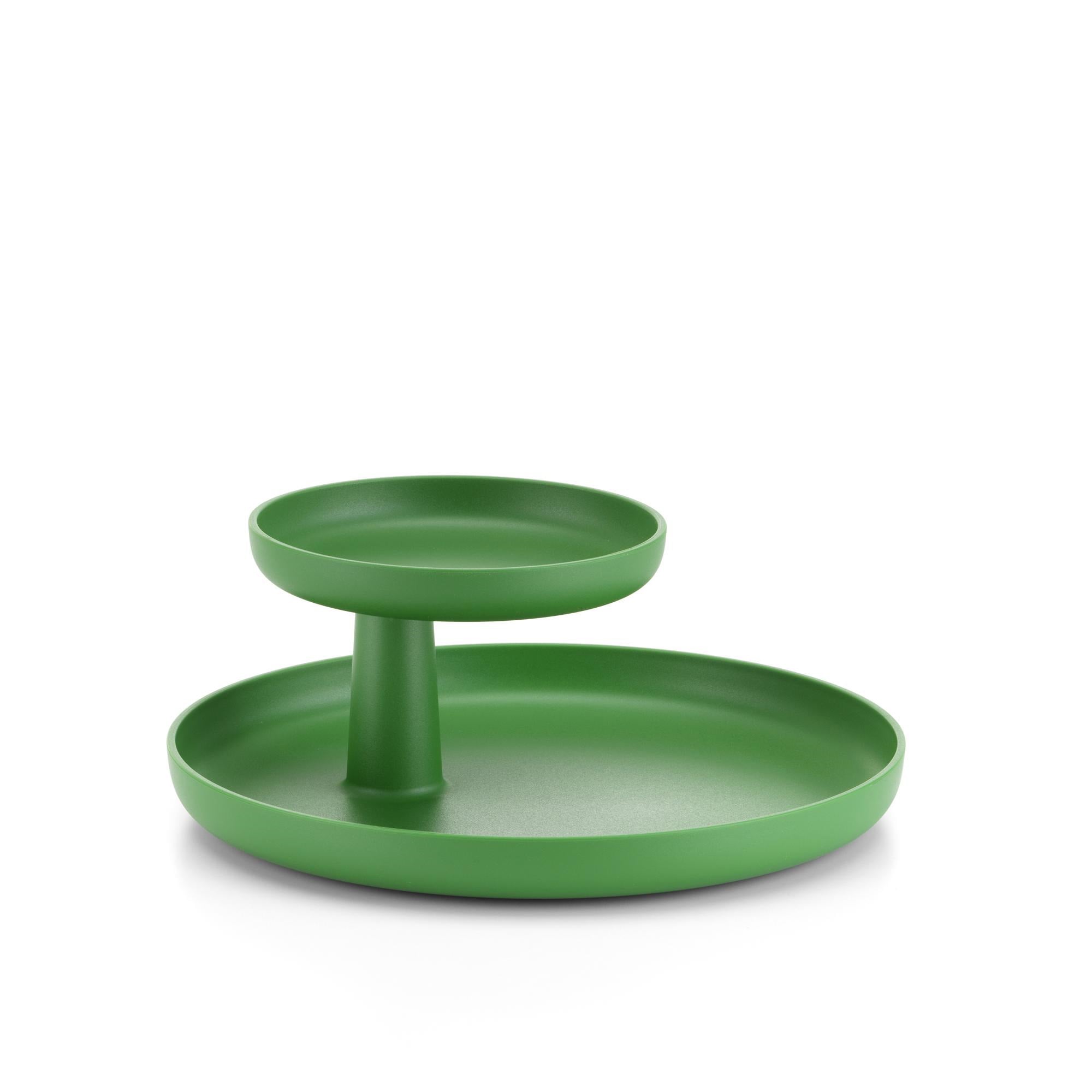 rotary-tray-palm-green Rotary Tray Döner Tepsi - Görsel 1