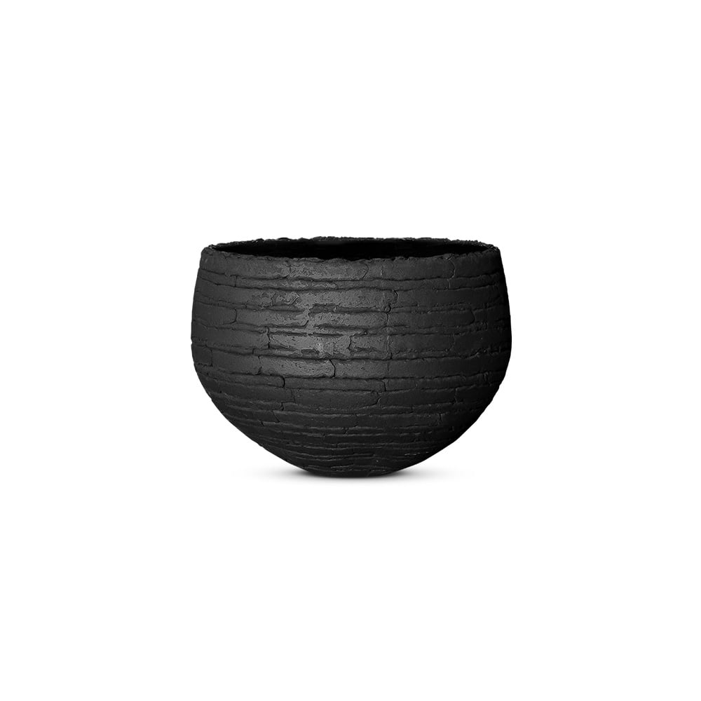 Domani_MAMA_VIENNA_TVIP80_NATURAL_BLACK Vienna Outdoor Planter - Image 1
