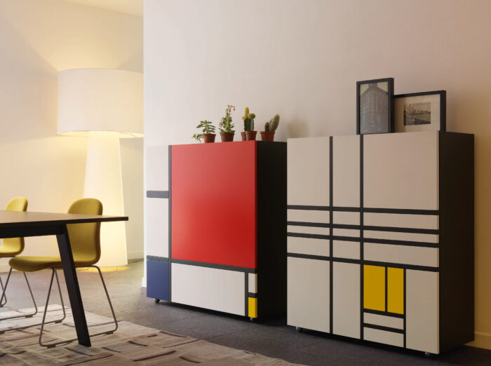 Homage To Mondrian Storage Unit - Image 3