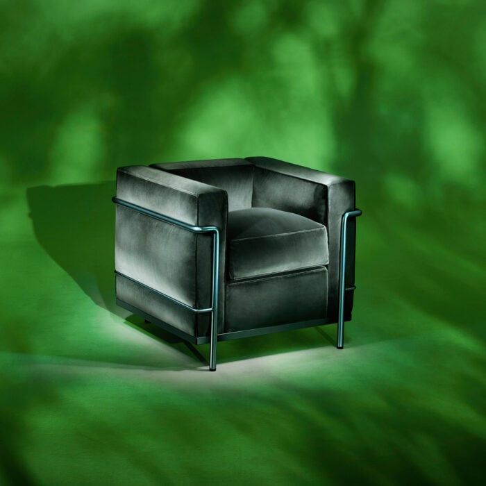 LC2 Fauteuil Grand Confort'60 Tekli Koltuk - Görsel 2