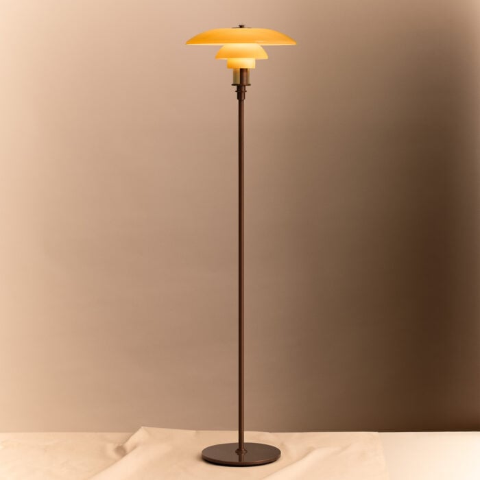 PH 3½-2½ Aged Brass Floor Lamp - Image 2
