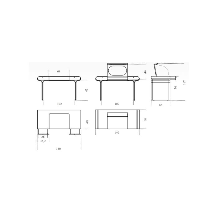 Stami Vanity Desk - Image 6