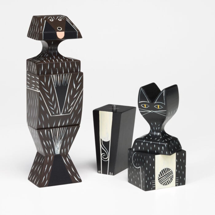 Wooden Doll Dog Decorative Object - Image 2
