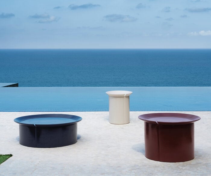 Brise Outdoor Round Coffee Table - Image 4
