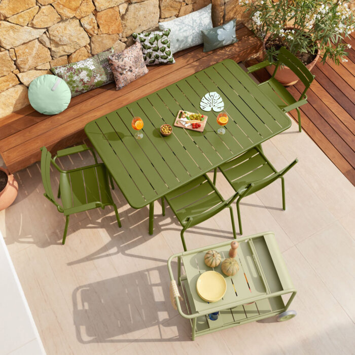 Luxembourg Outdoor Bar Trolley - Image 3